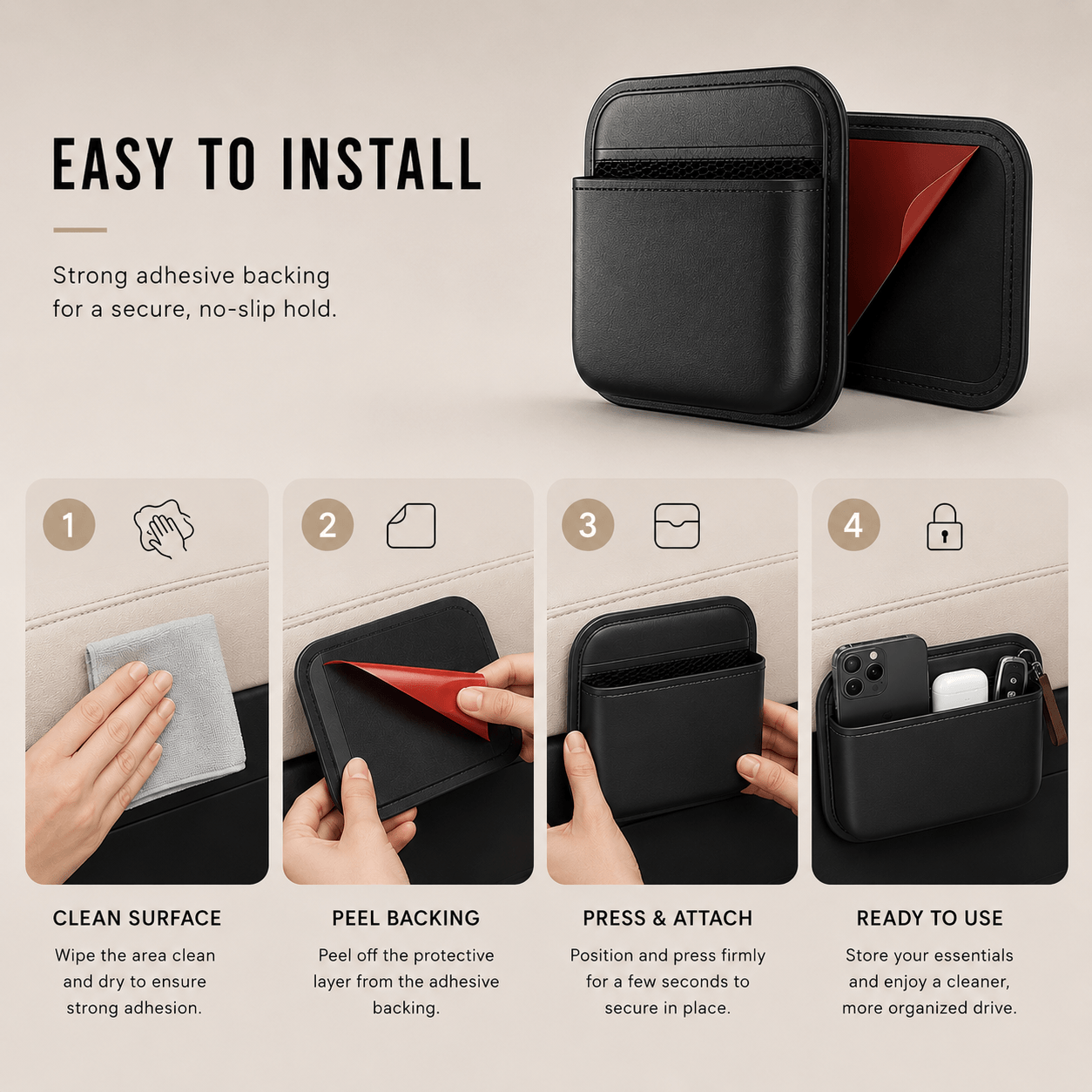 ZENDRIVE™ Car Storage Pocket